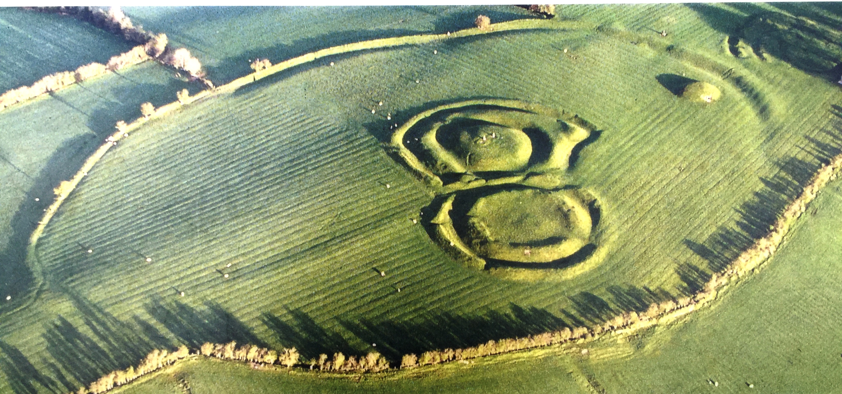 Aerial view of the Hill of Tara